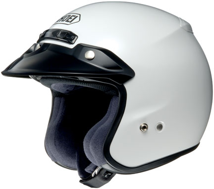 SHOEI RJ PLATINUM R WHITE